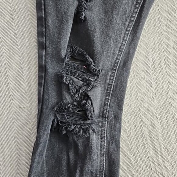 Copper Rivet Jeans Men's Size 32x30 Black Distressed Stretch RN# 140689 - Picture 14 of 16